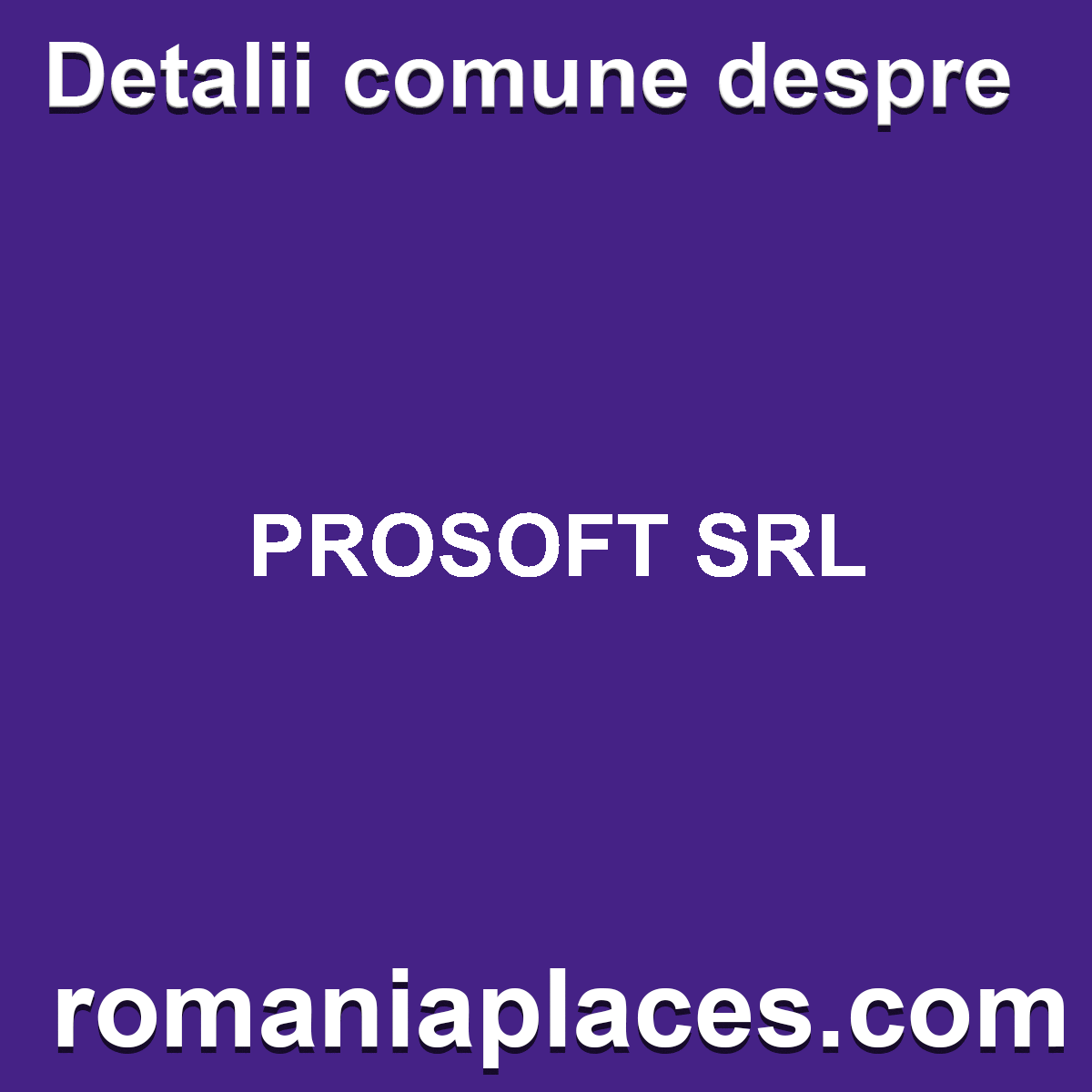 PROSOFT SRL