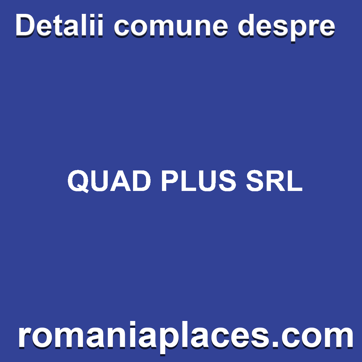 QUAD PLUS SRL