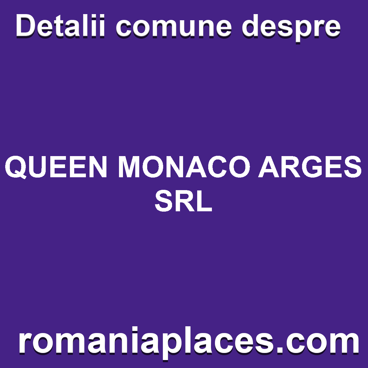 QUEEN MONACO ARGES SRL