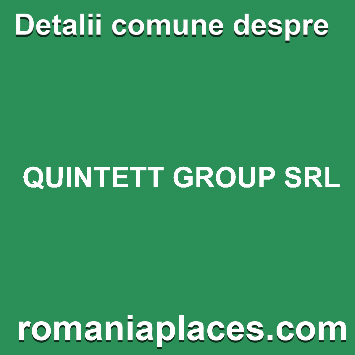 QUINTETT GROUP SRL