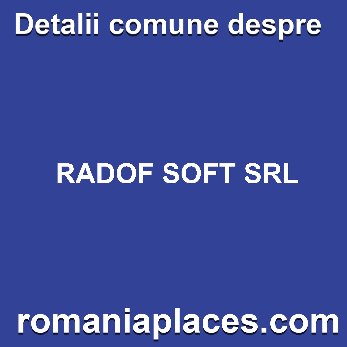 RADOF SOFT SRL