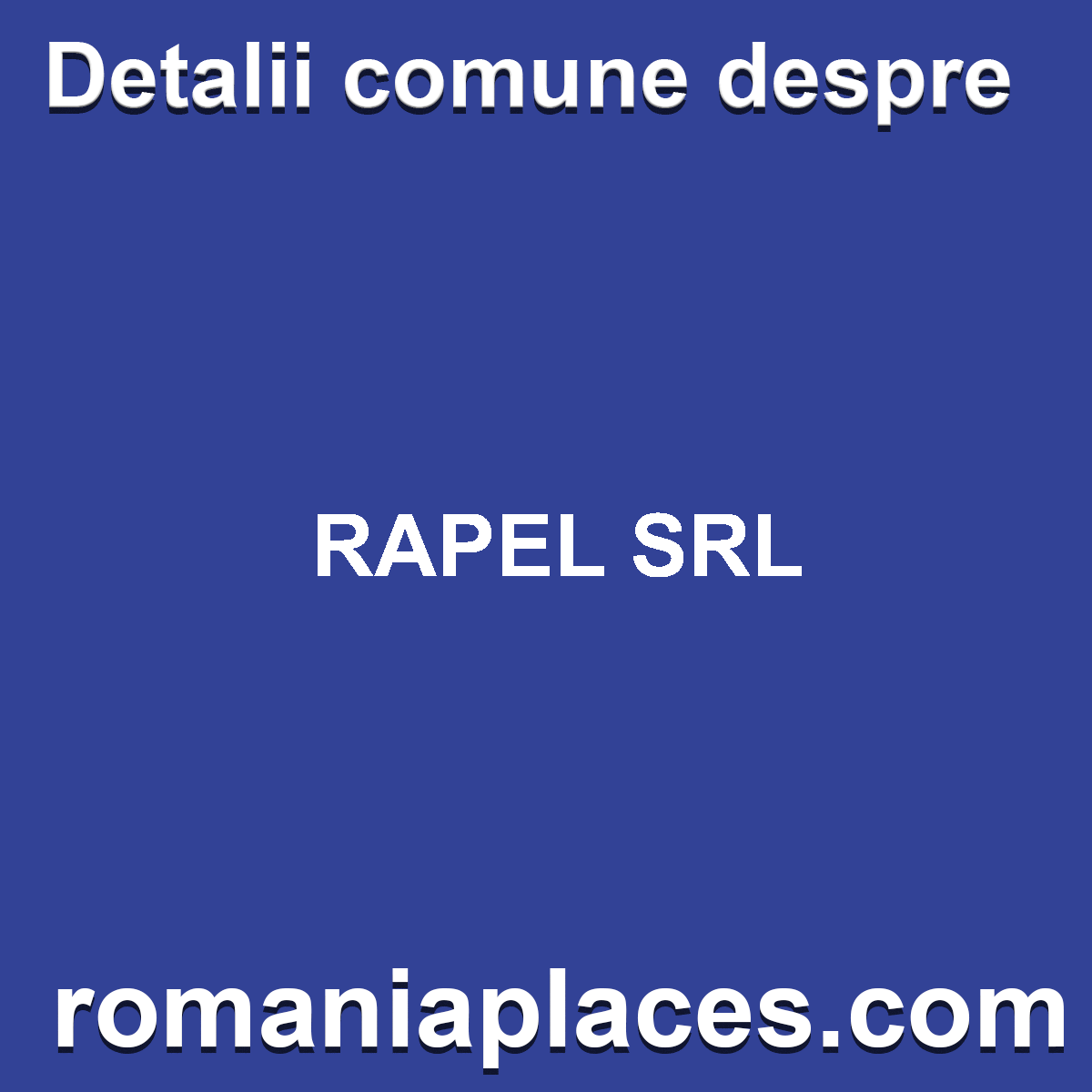 RAPEL SRL
