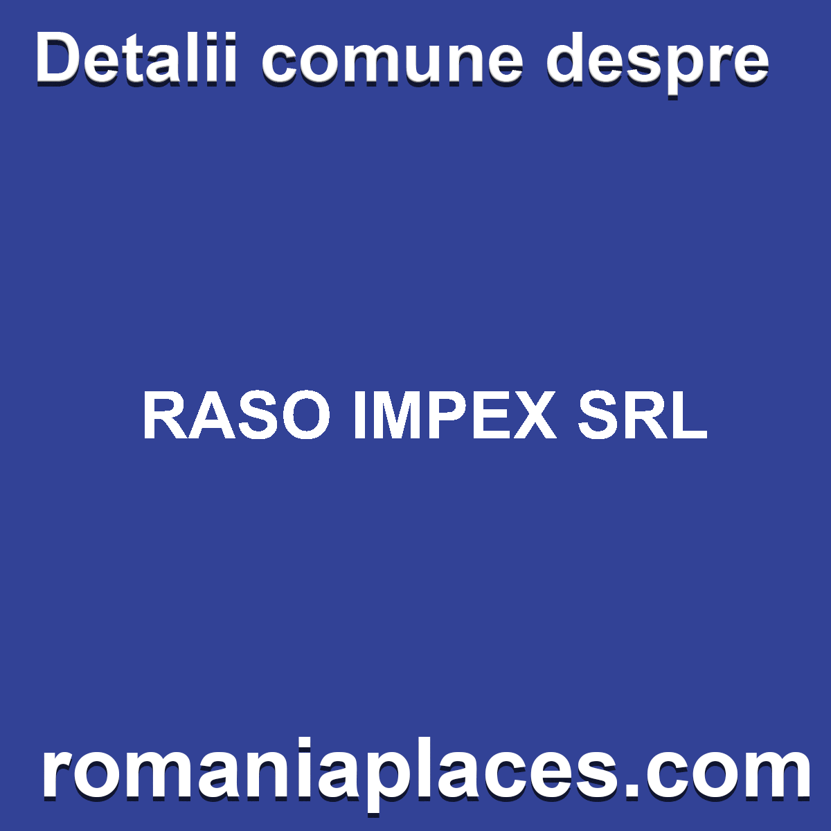 RASO IMPEX SRL