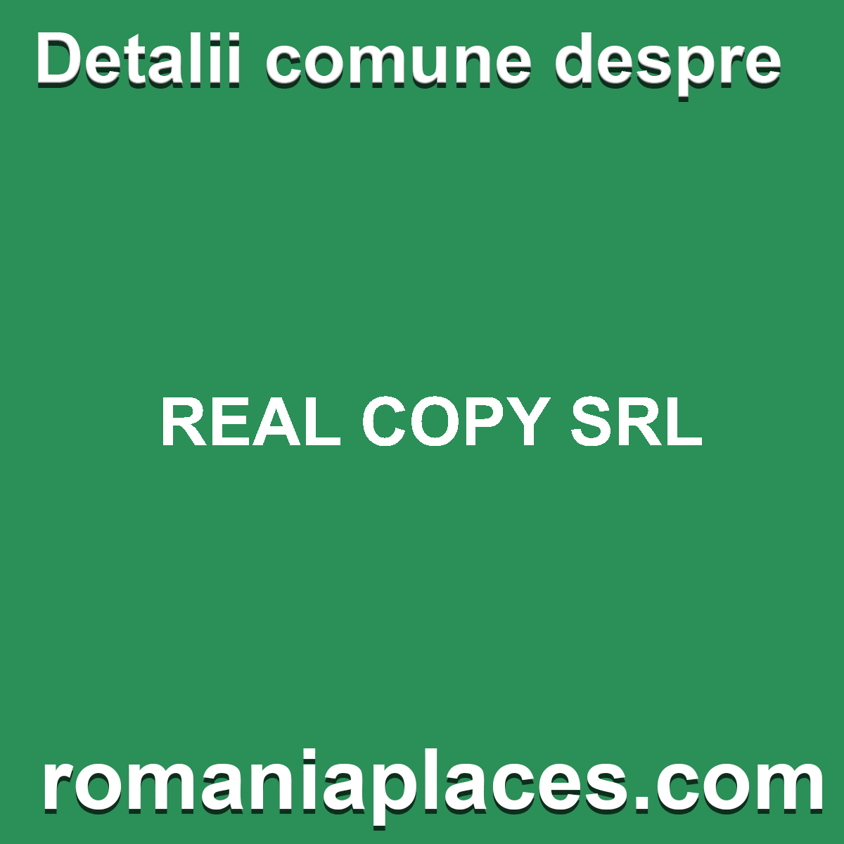 REAL COPY SRL