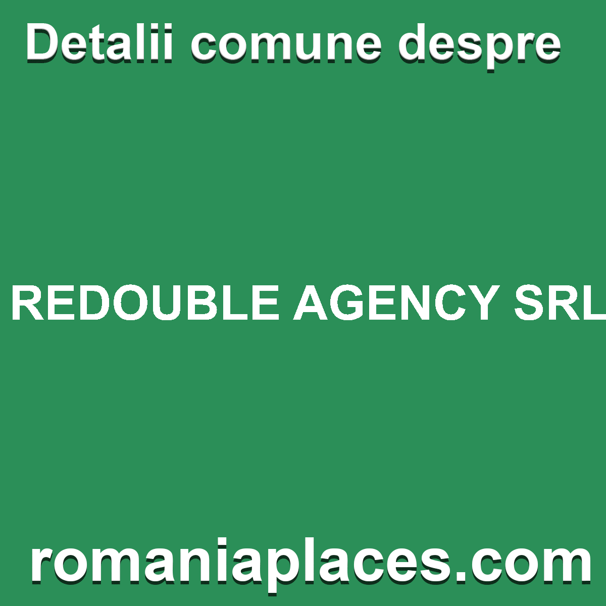REDOUBLE AGENCY SRL