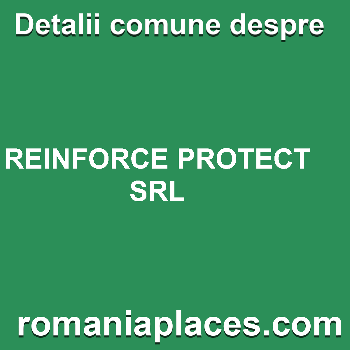 REINFORCE PROTECT SRL