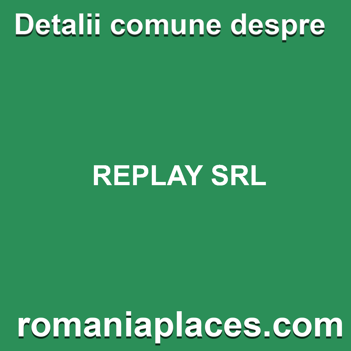 REPLAY SRL