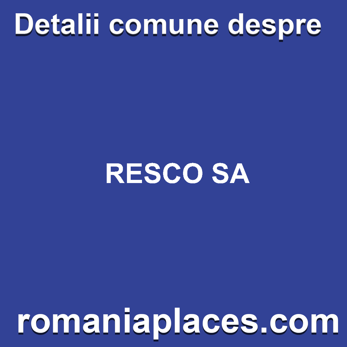 RESCO SA
