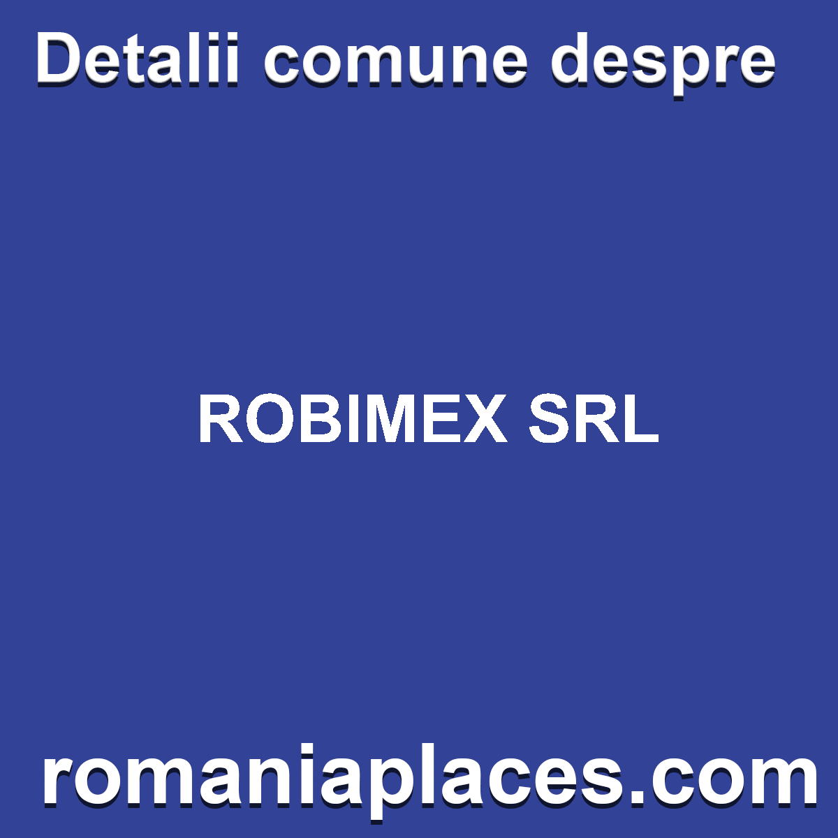 ROBIMEX SRL