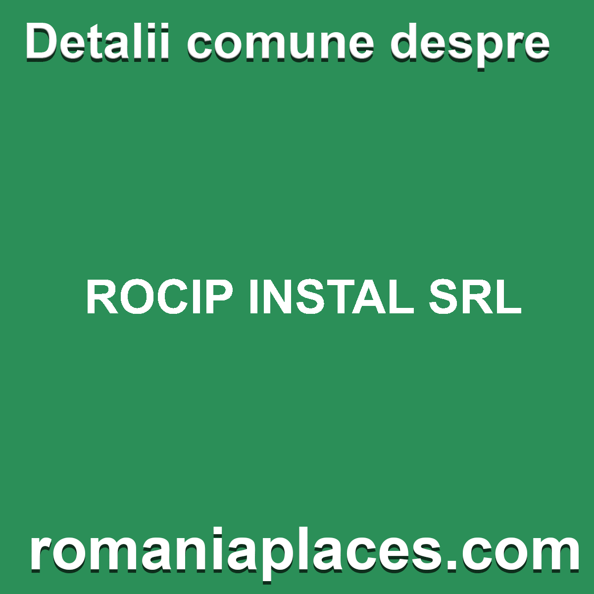 ROCIP INSTAL SRL