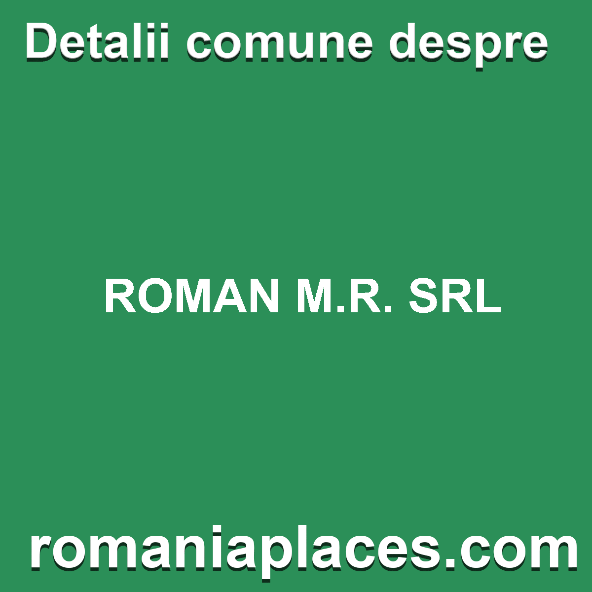 ROMAN M.R. SRL