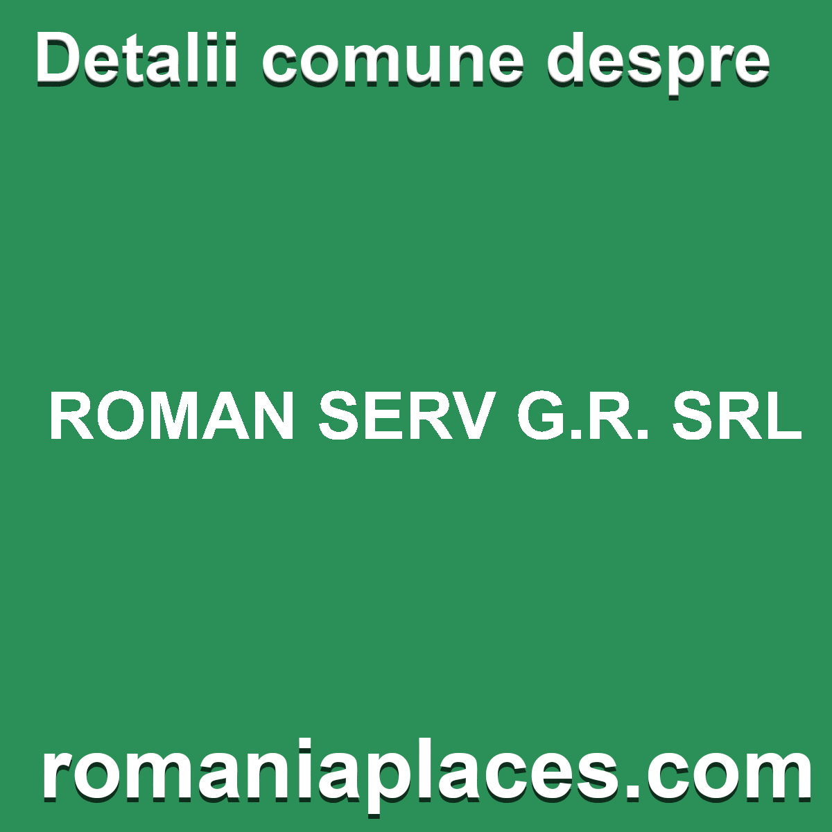 ROMAN SERV G.R. SRL