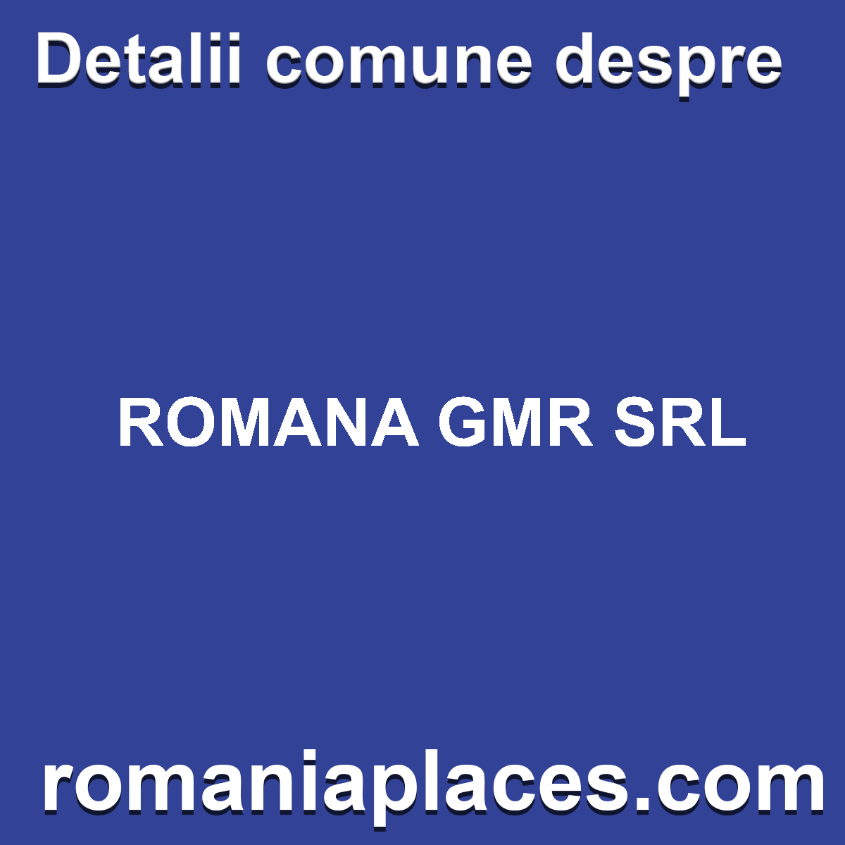 ROMANA GMR SRL