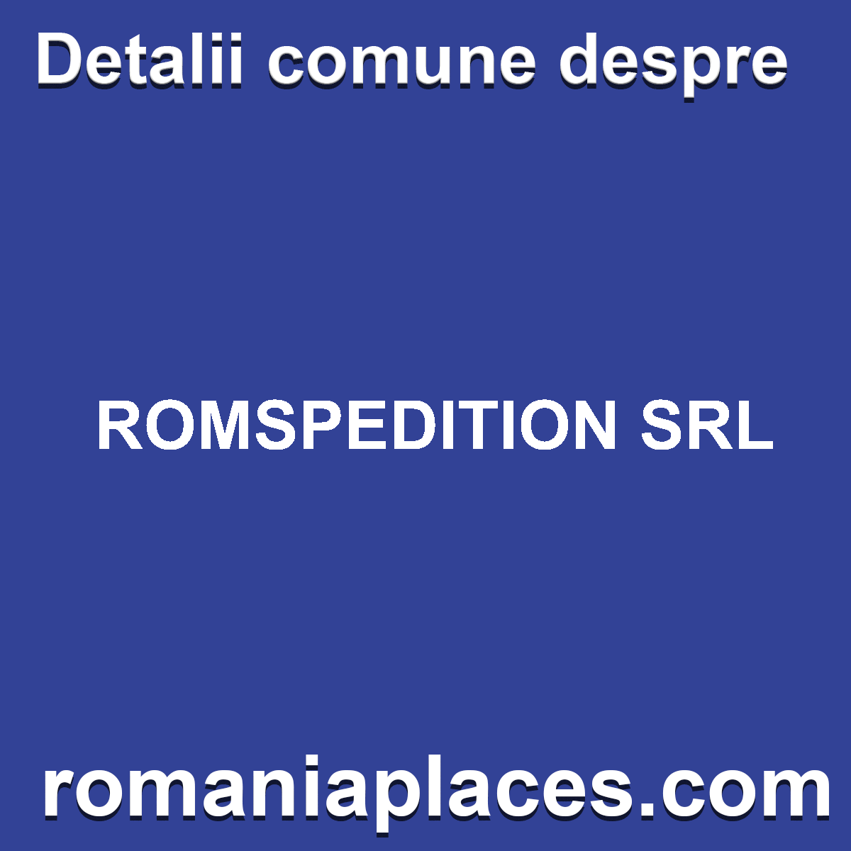ROMSPEDITION SRL