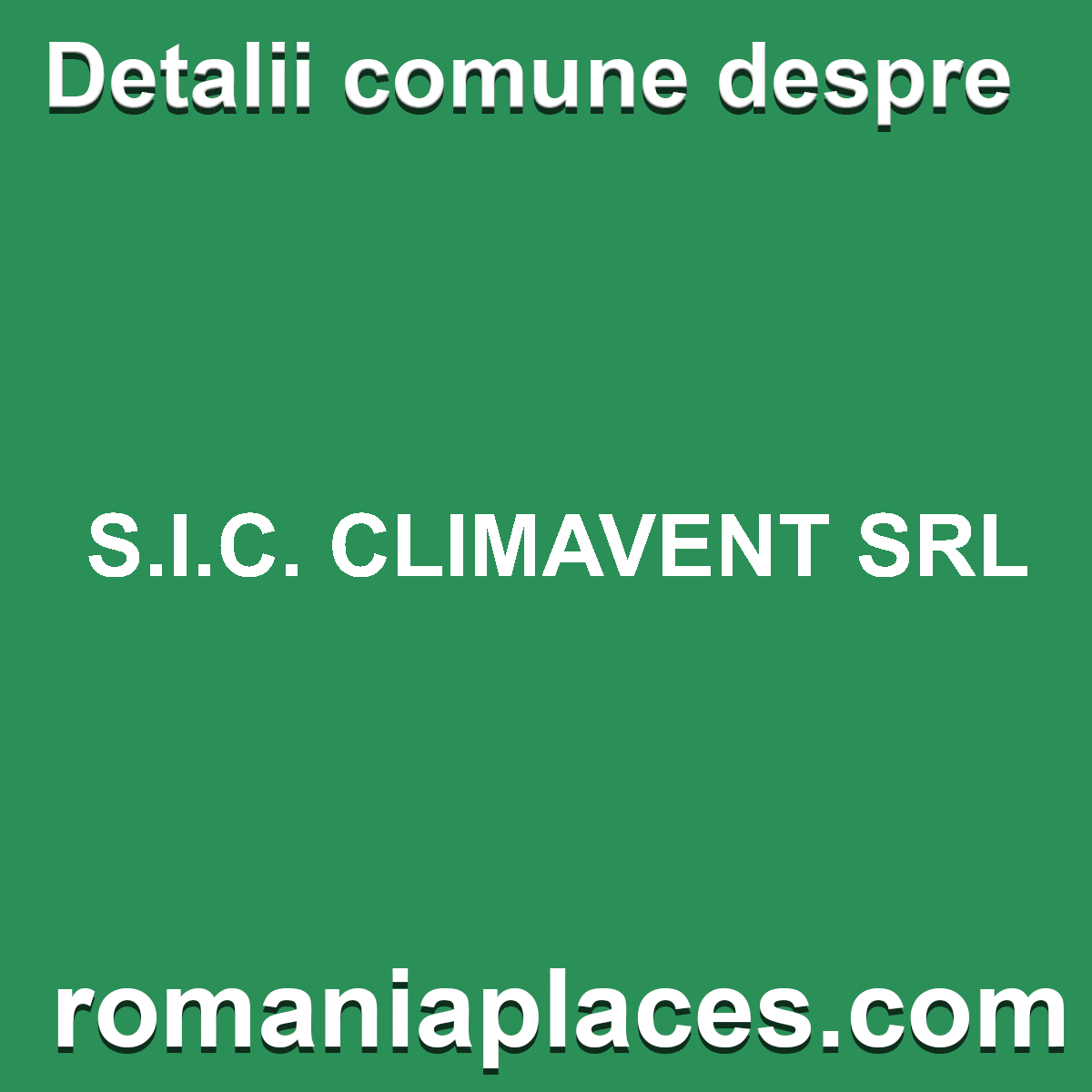 S.I.C. CLIMAVENT SRL