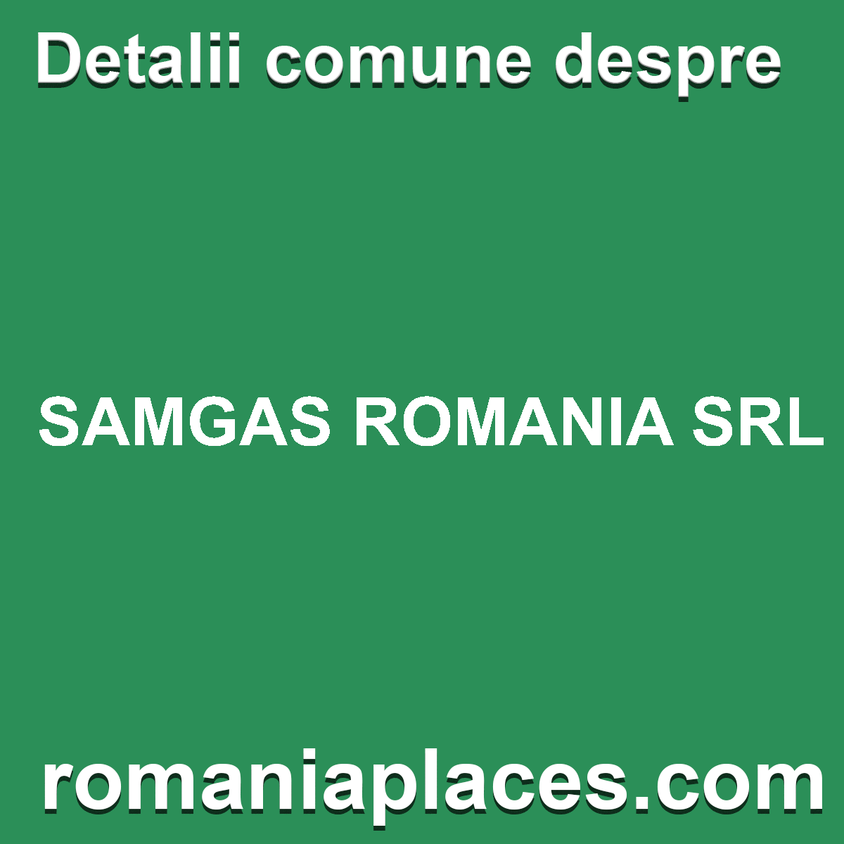 SAMGAS ROMANIA SRL