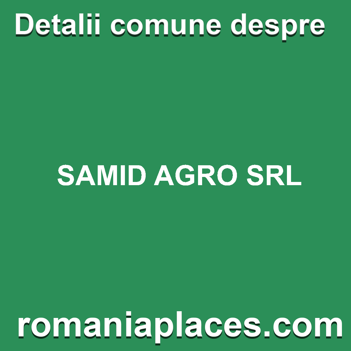 SAMID AGRO SRL