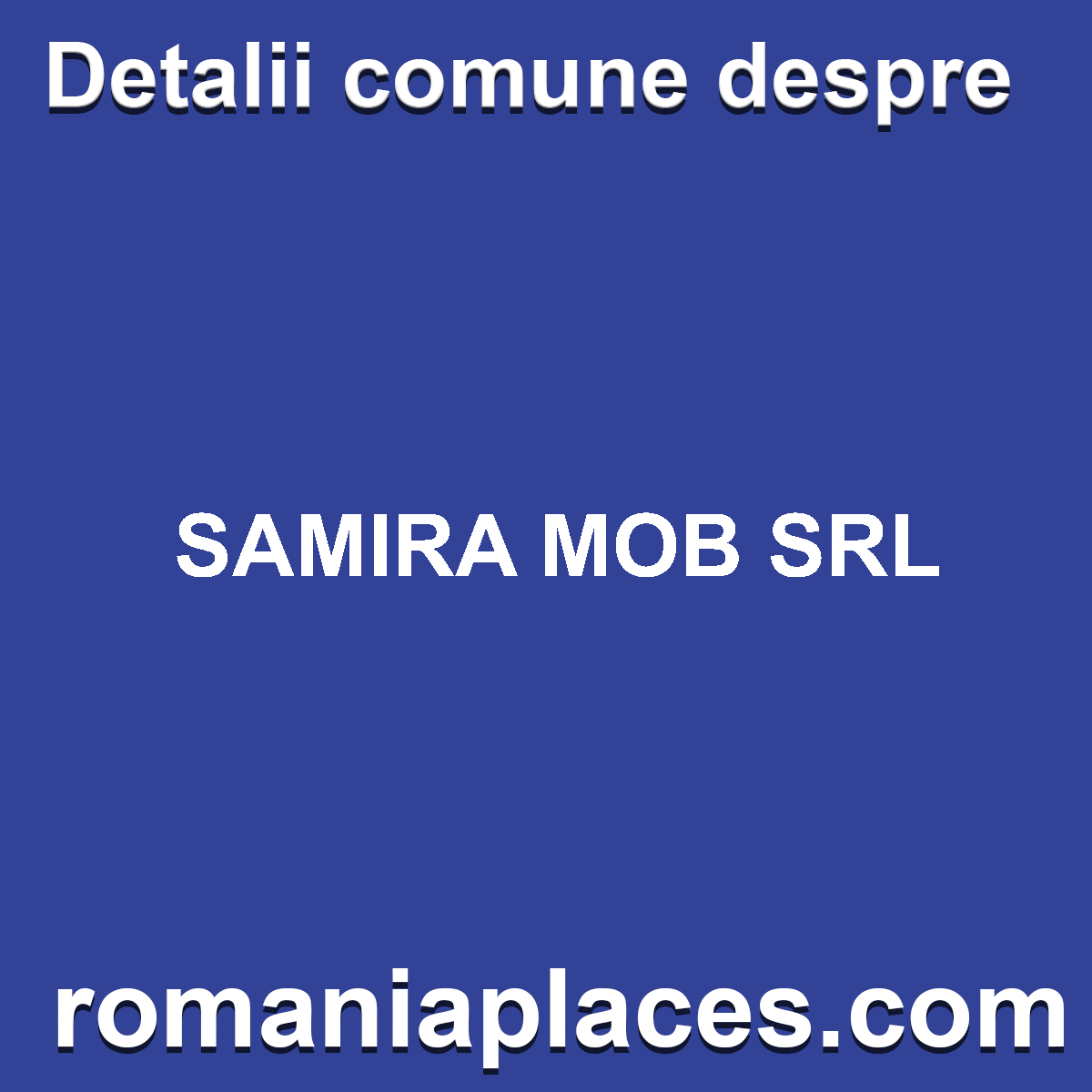 SAMIRA MOB SRL