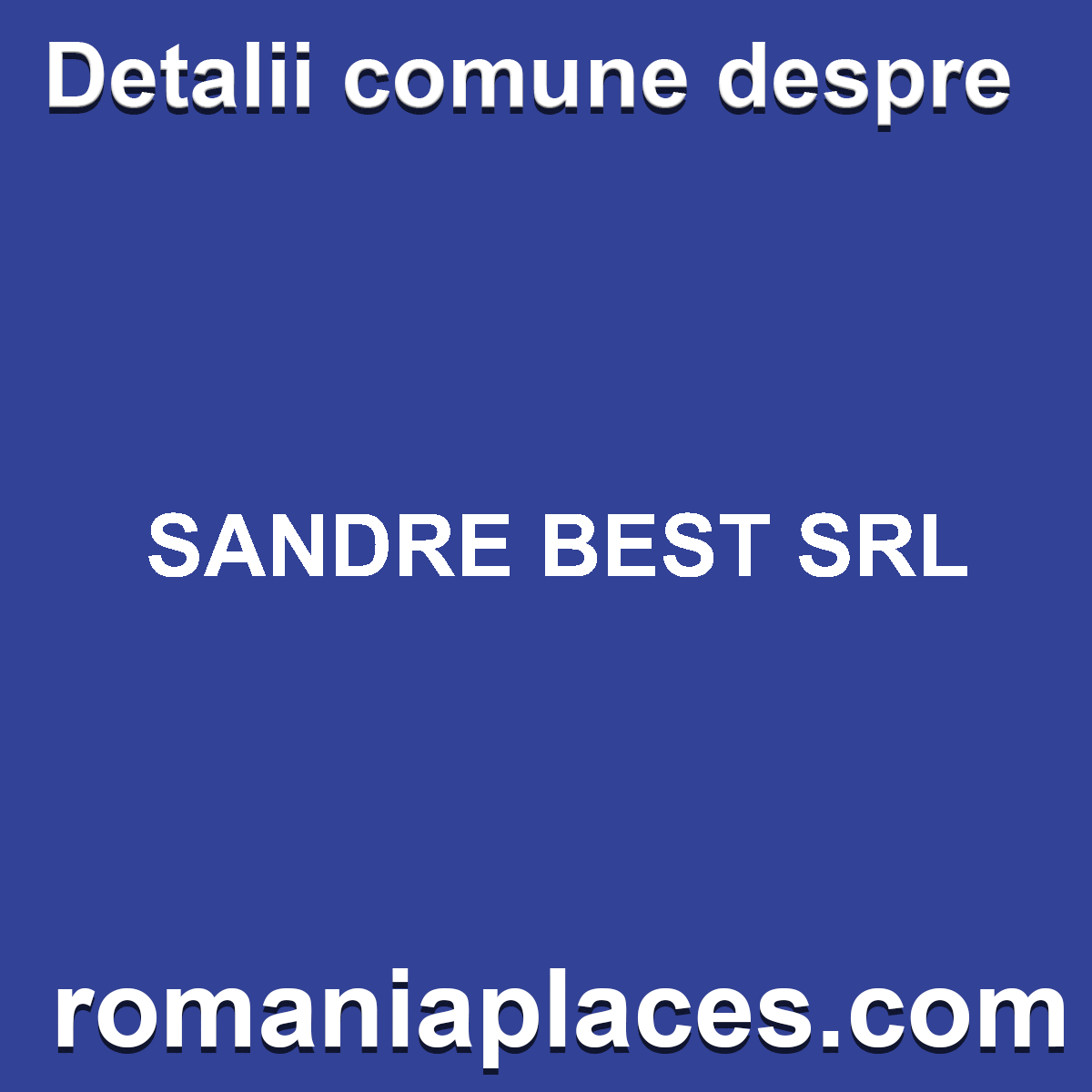 SANDRE BEST SRL