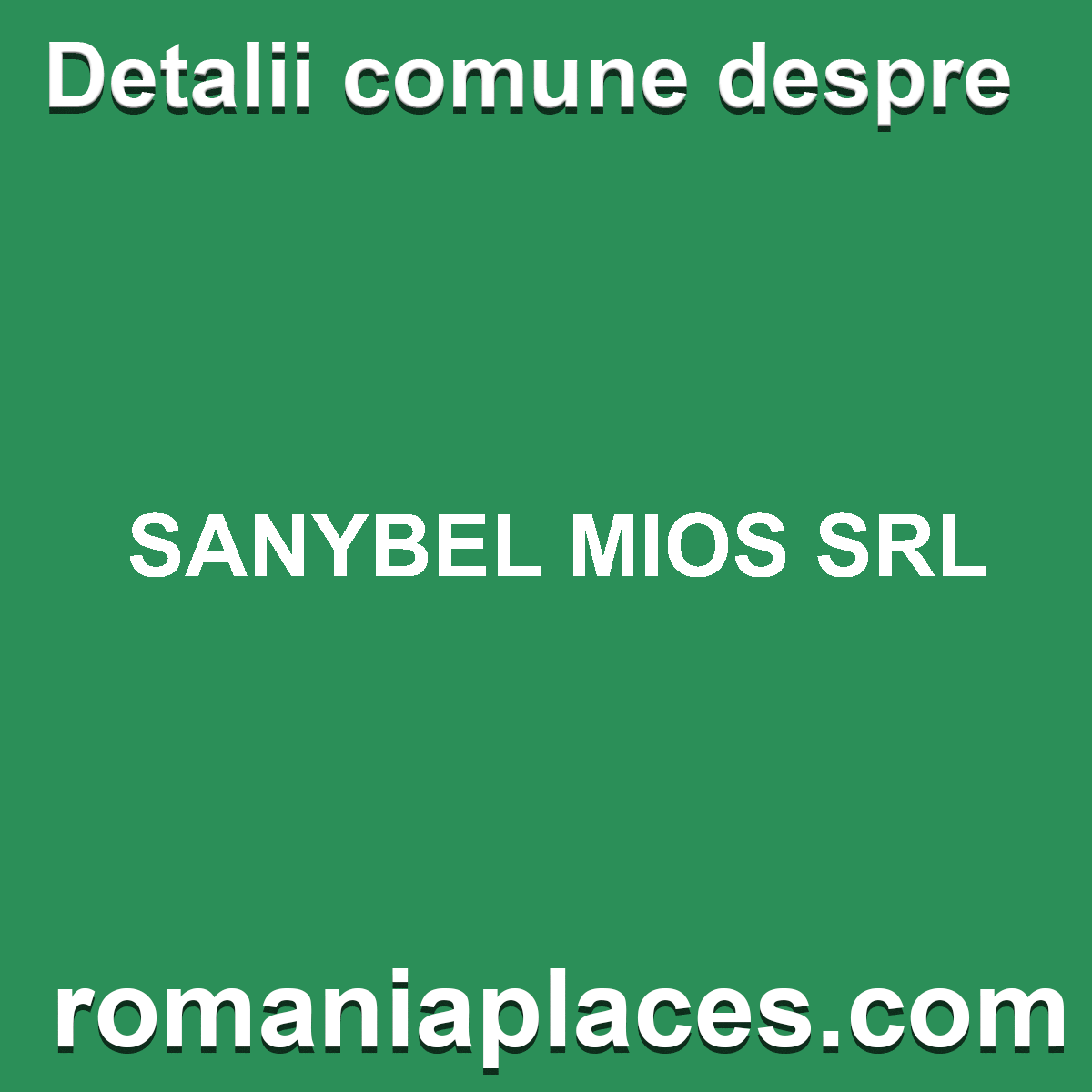 SANYBEL MIOS SRL