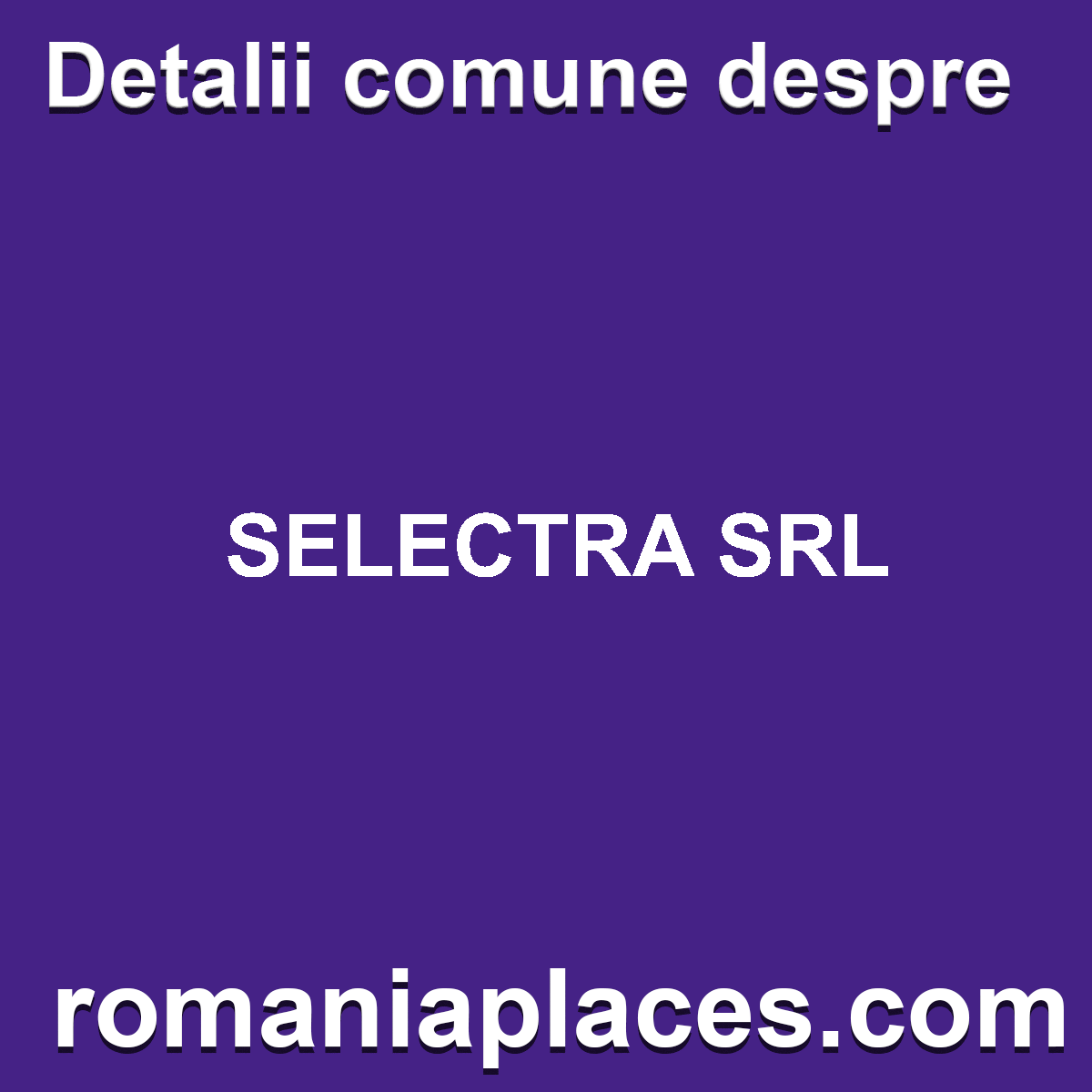 SELECTRA SRL