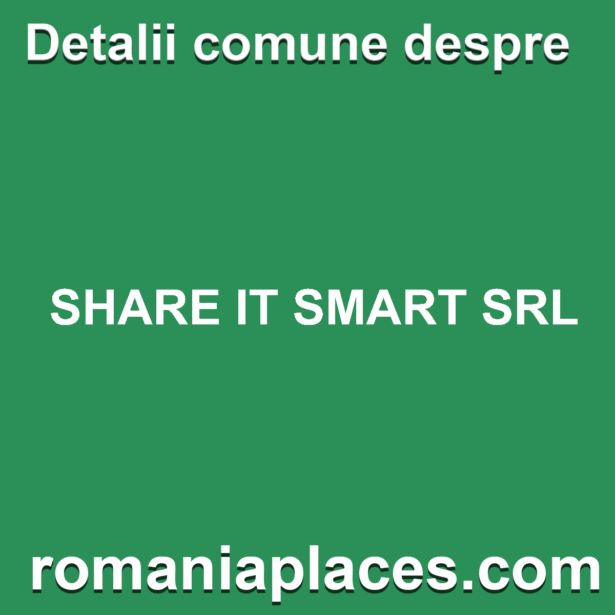 SHARE IT SMART SRL