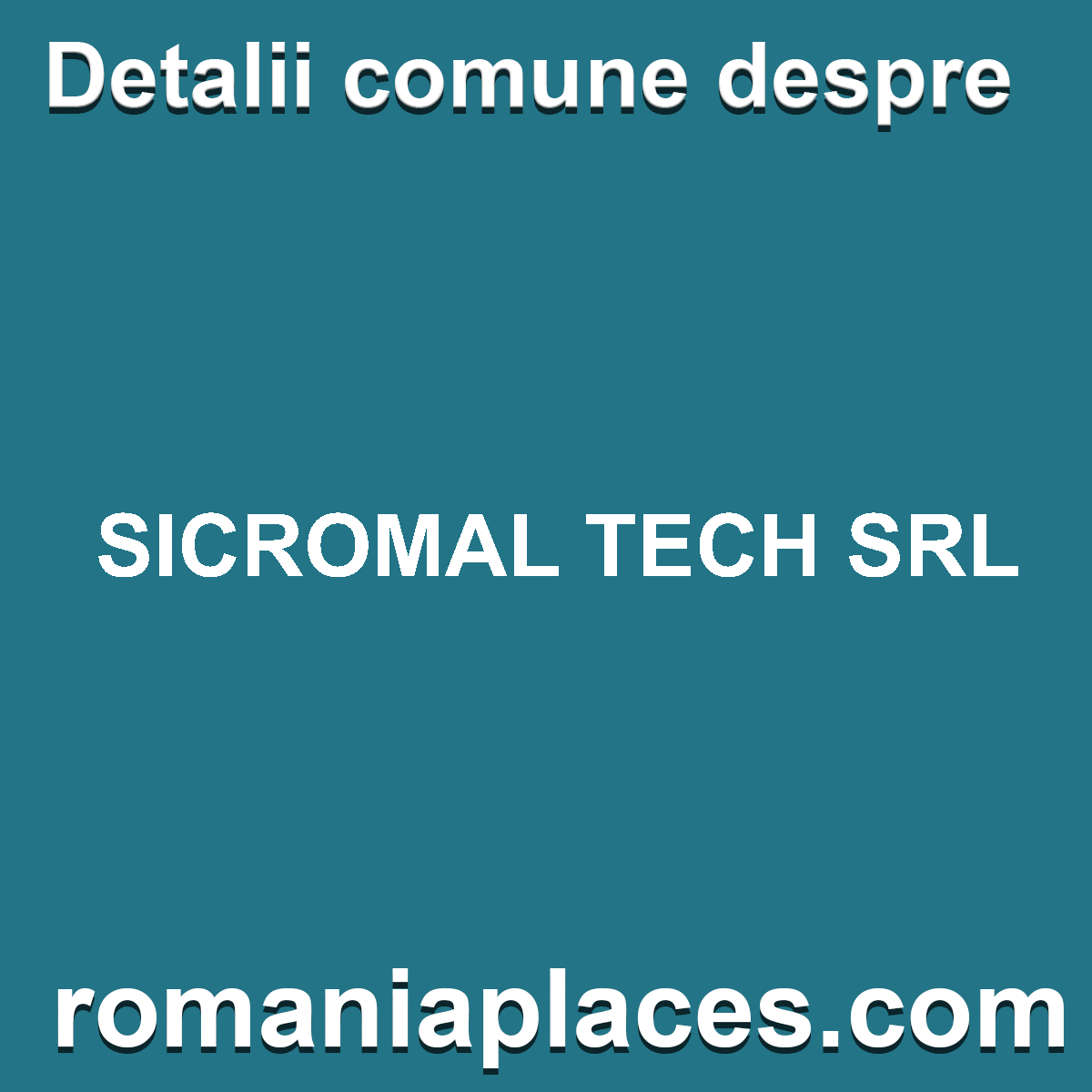 SICROMAL TECH SRL