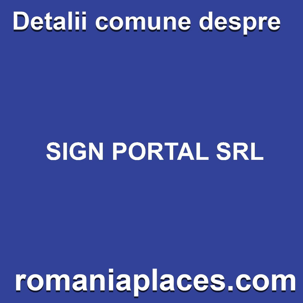 SIGN PORTAL SRL