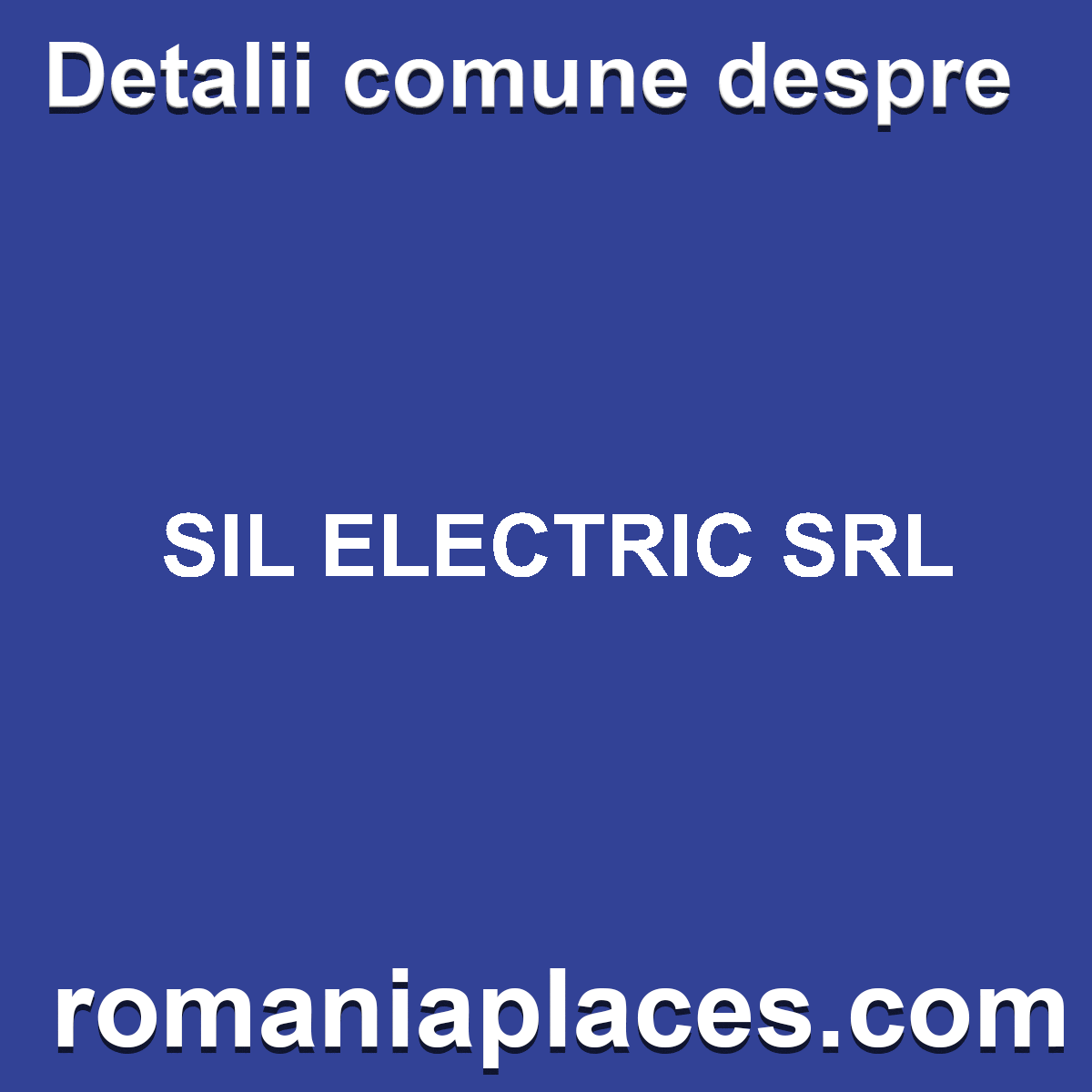 SIL ELECTRIC SRL