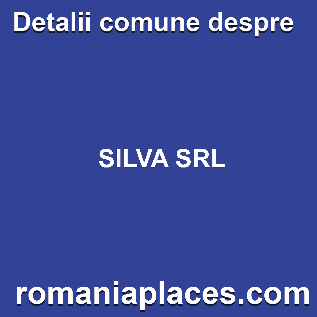 SILVA SRL