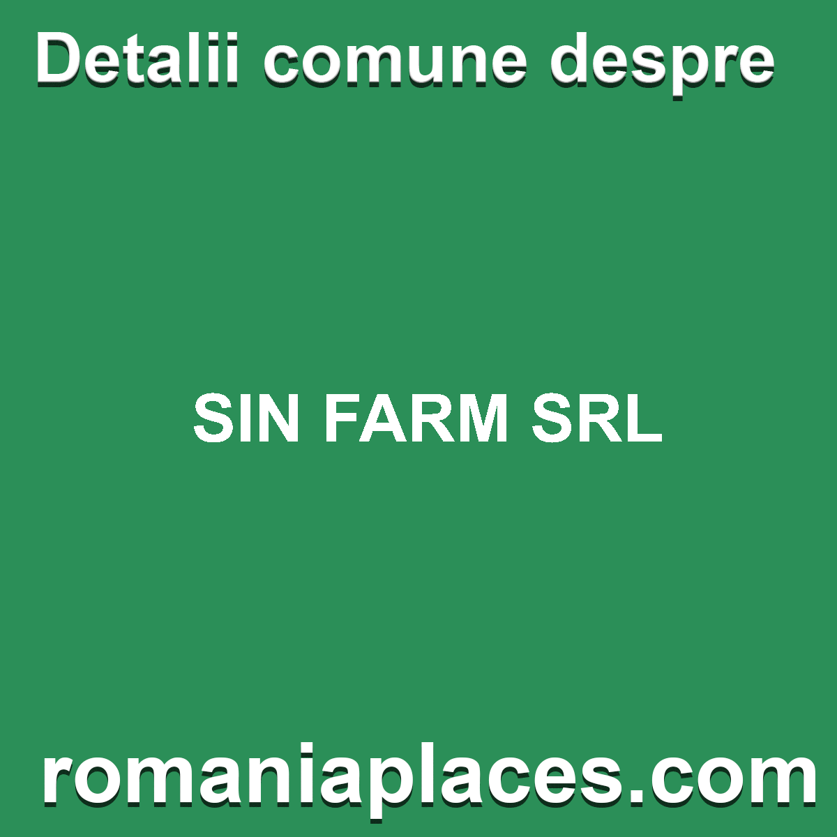 SIN FARM SRL