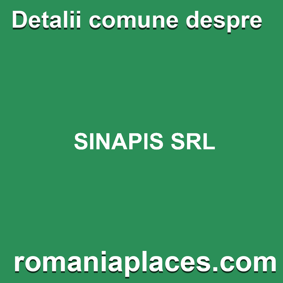 SINAPIS SRL