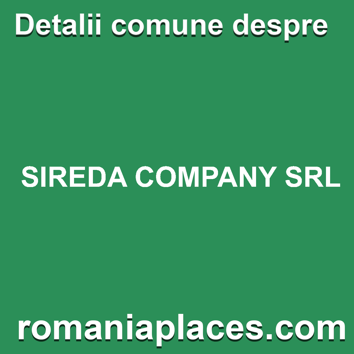 SIREDA COMPANY SRL