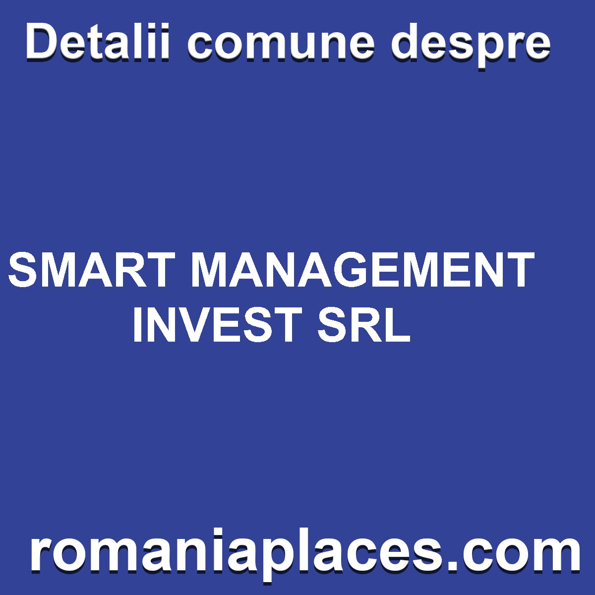 SMART MANAGEMENT INVEST SRL