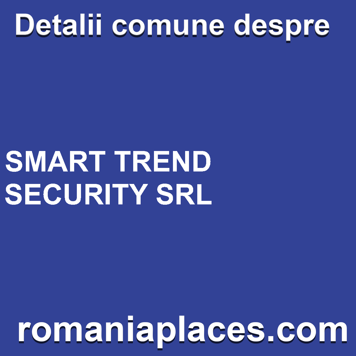 SMART TREND SECURITY SRL
