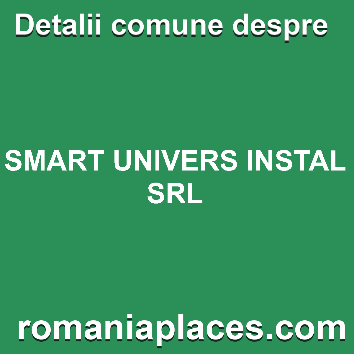 SMART UNIVERS INSTAL SRL