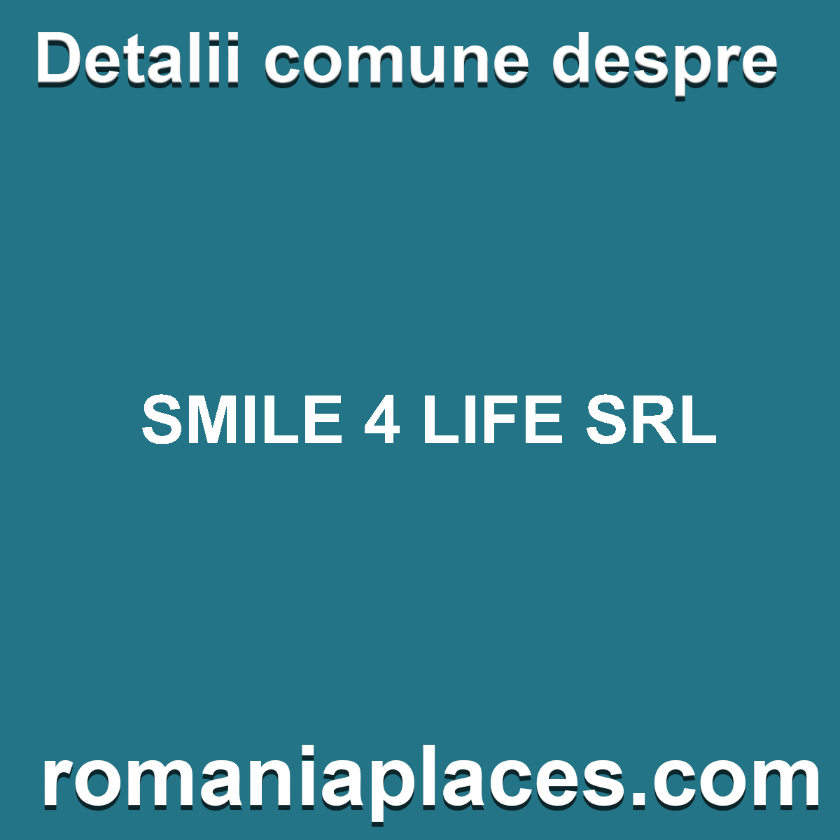 SMILE 4 LIFE SRL