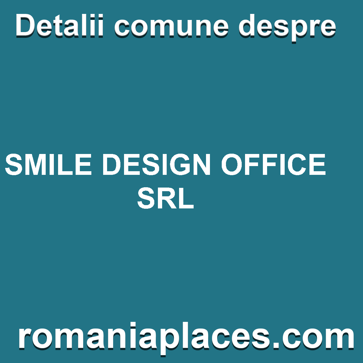 SMILE DESIGN OFFICE SRL