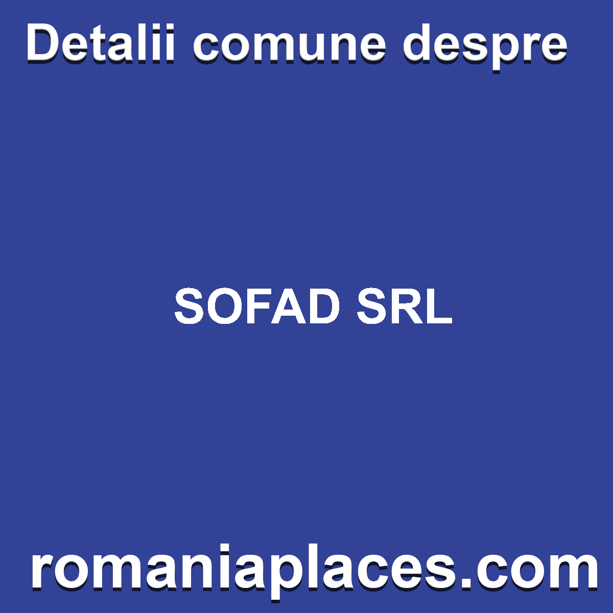 SOFAD SRL