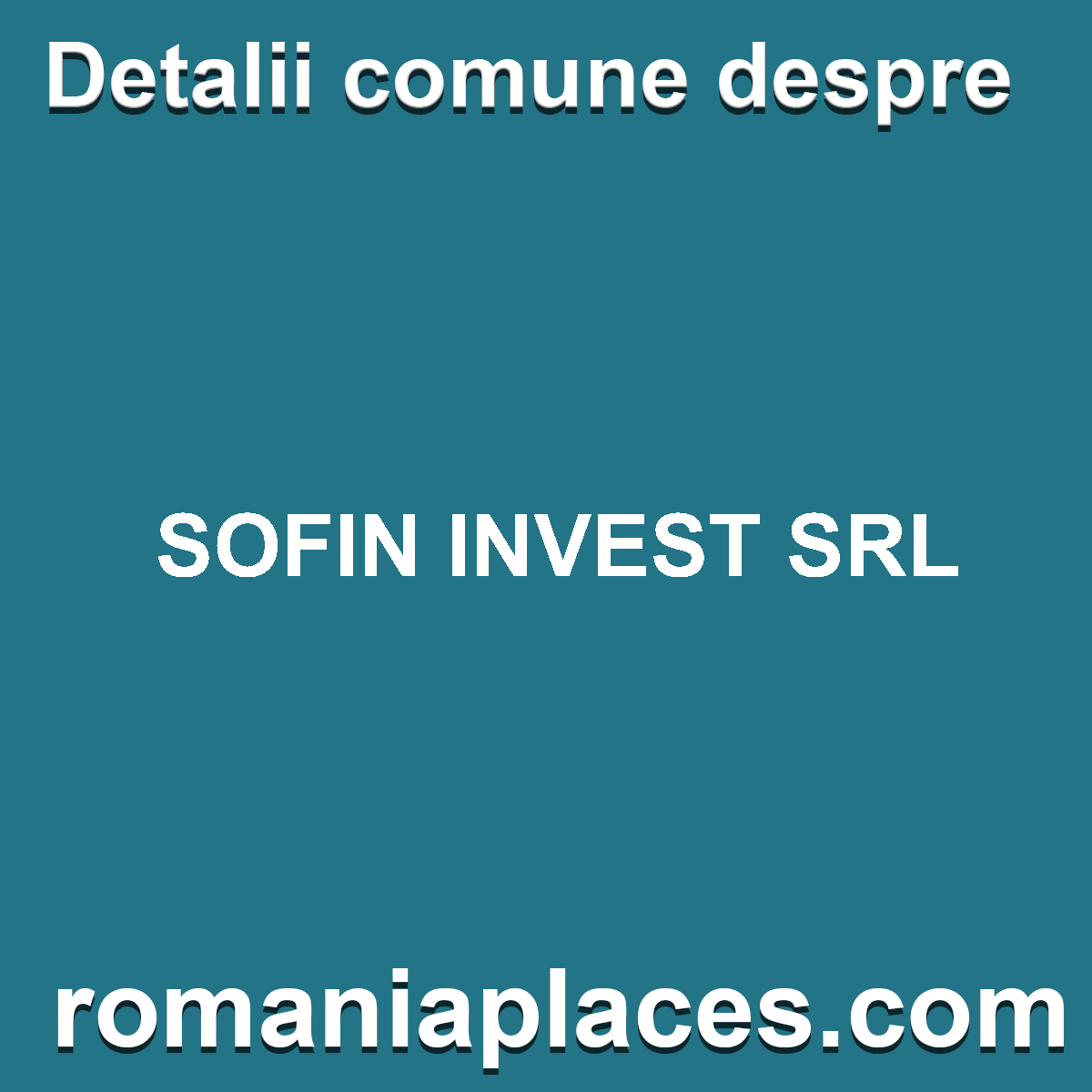 SOFIN INVEST SRL