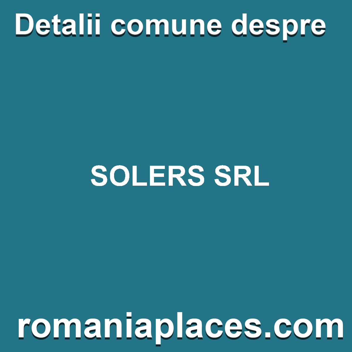 SOLERS SRL
