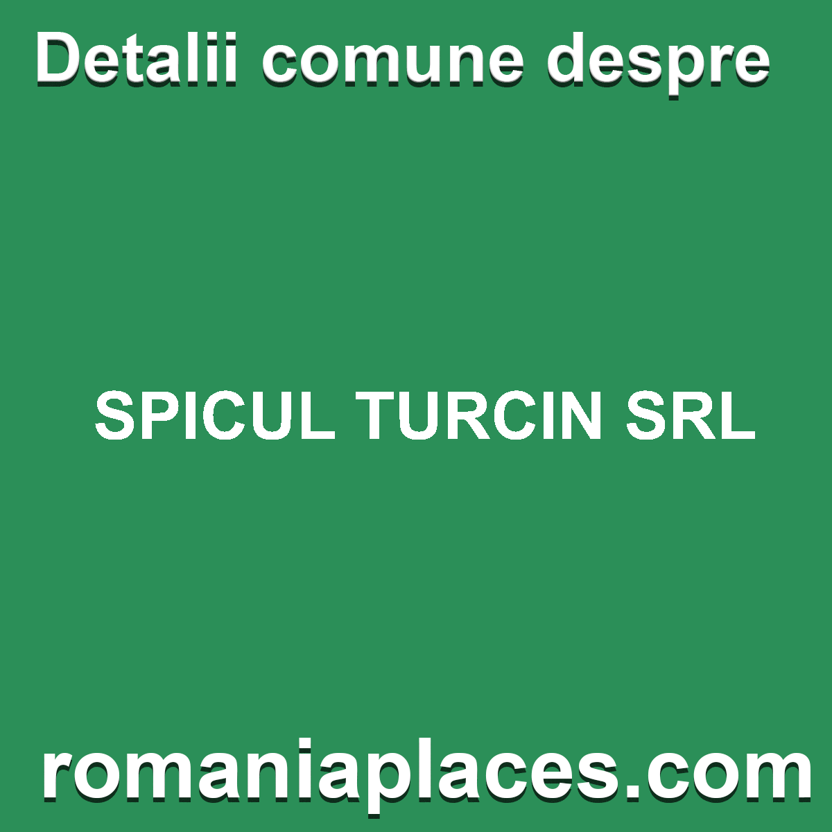 SPICUL TURCIN SRL