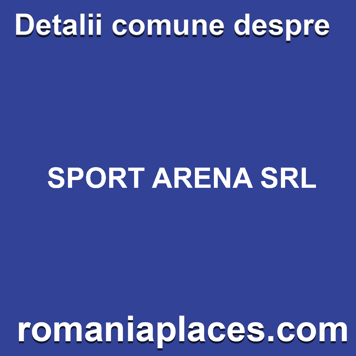 SPORT ARENA SRL