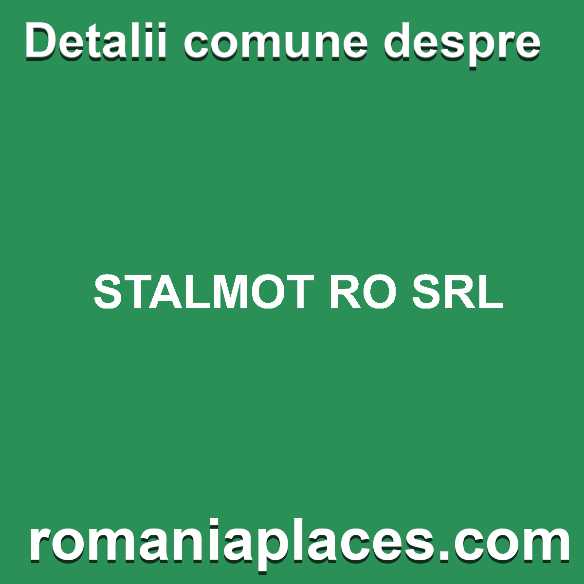 STALMOT RO SRL