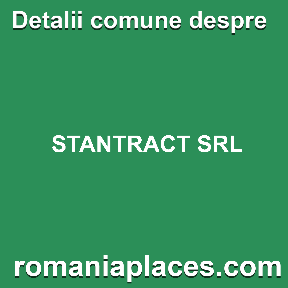 STANTRACT SRL