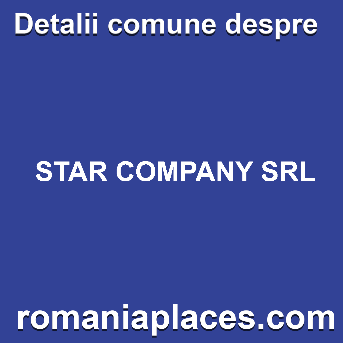 STAR COMPANY SRL