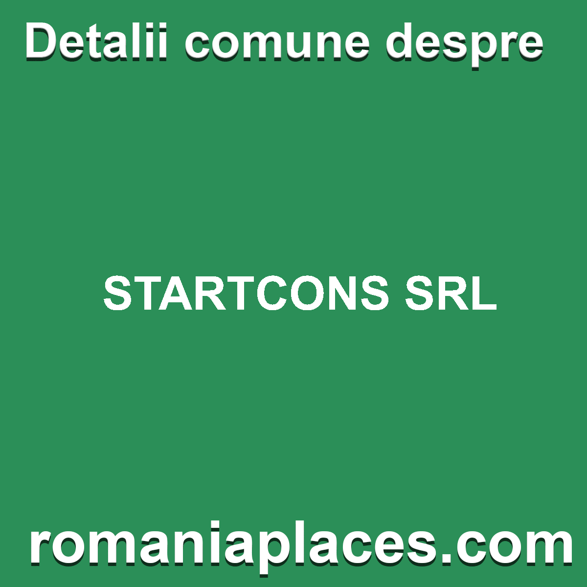 STARTCONS SRL