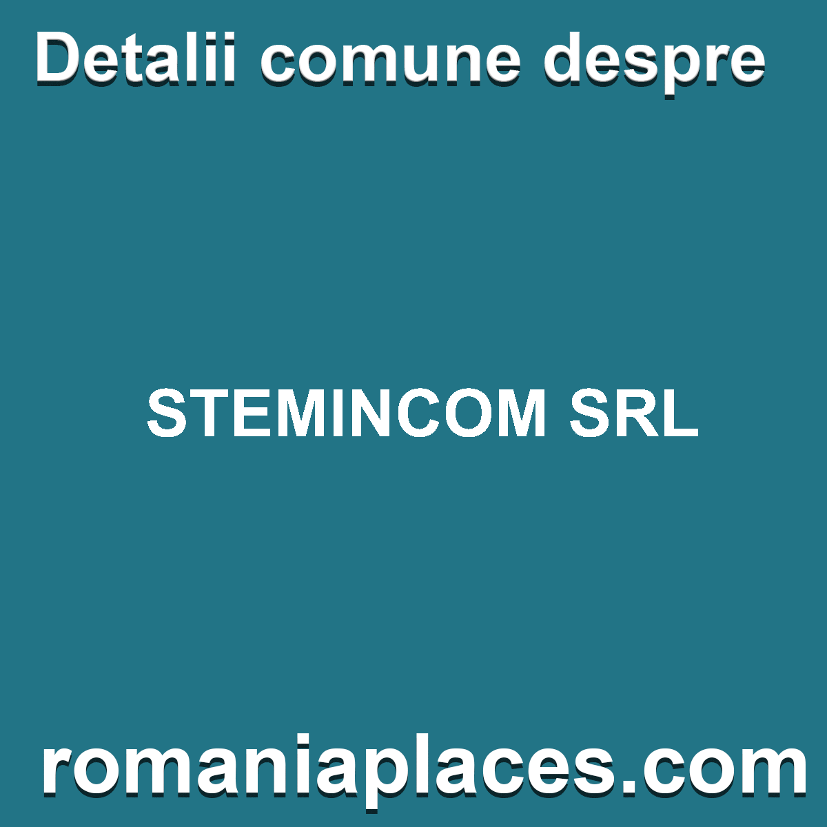 STEMINCOM SRL