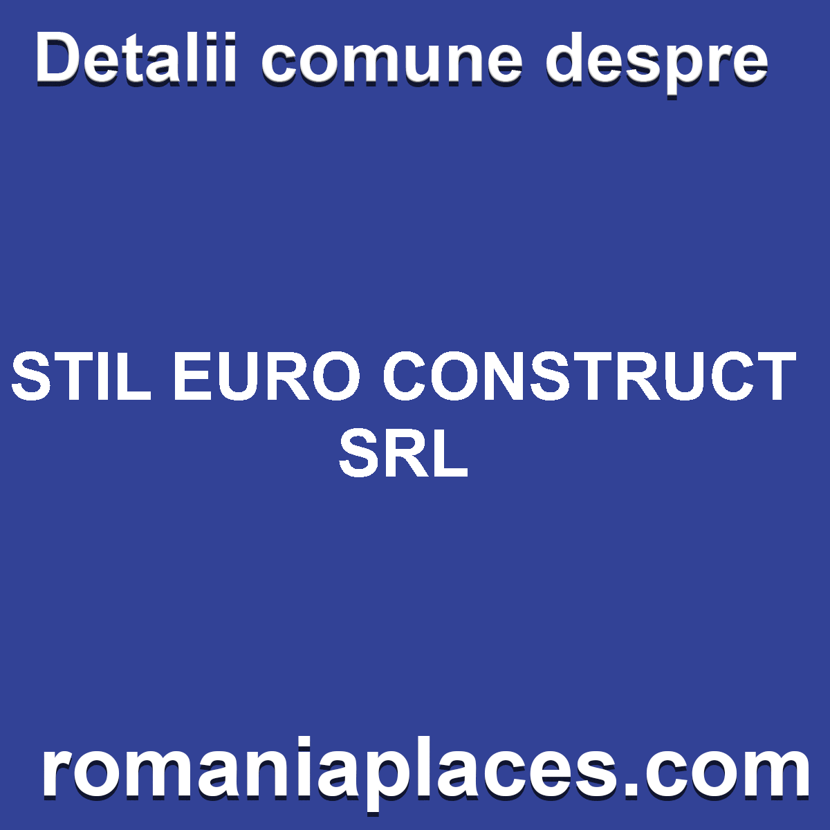 STIL EURO CONSTRUCT SRL