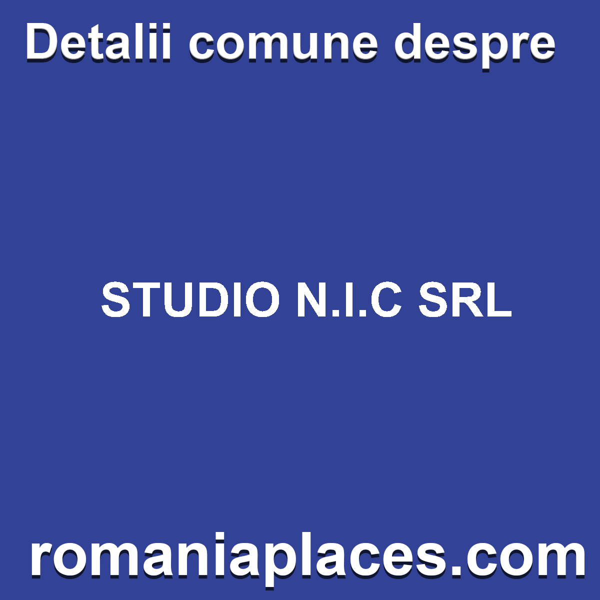 STUDIO N.I.C SRL